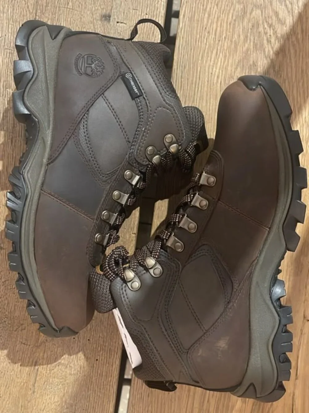 TIMBERLAND MEN'S MT. MADDSEN MID LACE WATERPROOF HK BOOT DARK BROWN 12730R-242